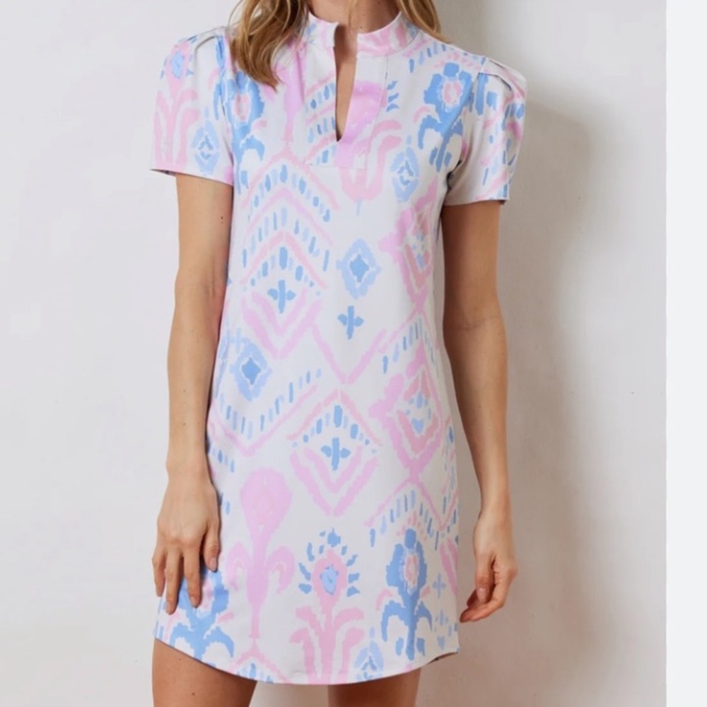 Tuckernuck Dudley Stephens Parker Puff Sleeve Dress in Luxe Stretch